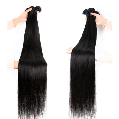 Reality Wig, Smooth Hair, Straight Hair Tie, Closed Peruvian Hair Tie