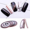 Frosted Coil Sands Coil Nail Stickers Self-Adhesive Adhesive Stickers