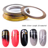 Metallic Shiny Nail Art Manicure Line Sticker