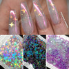 Nail Art Accessories Four-pointed Star Symphony Laser Sequins