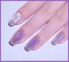 Milk Tea Crystal Stone Cat Eye Nail Polish