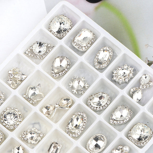 Nail Art Diamant Schmuck Super Flash Mixed Set Luxus Dekoration