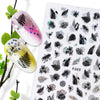 Summer Fruit Black and White Hot Gold and Silver Nail Stickers Nail Decals