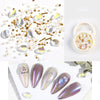 Nagel Schmuck Mixed Crystal Pearl Steel Ball Niet Mixed Shell Stone Schmuck