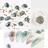 Nagel Schmuck Mixed Crystal Pearl Steel Ball Niet Mixed Shell Stone Schmuck