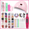 Nail Lamp Nail Art Sticker Drill Tool Set