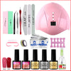 Uv Phototherapy Nail Polish Glue Nail Set