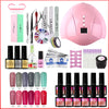 Uv Phototherapy Nail Polish Glue Nail Set