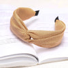 New Classic Plaid Headband Fashion Simple Face Wash Makeup Headband Hair Accessories