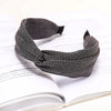 New Classic Plaid Headband Fashion Simple Face Wash Makeup Headband Hair Accessories