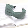 New Classic Plaid Headband Fashion Simple Face Wash Makeup Headband Hair Accessories