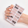 Trendy Nail Polish Film Nail Sticker Waterproof Letter Nail Sticker Full Sticker