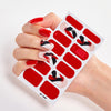 Trendy Nail Polish Film Nail Sticker Waterproof Letter Nail Sticker Full Sticker