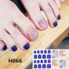 Removable Nail Metal Toe Nail Sticker