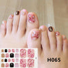 Removable Nail Metal Toe Nail Sticker