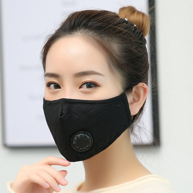 Fashion Thicken Anti Wind Mouth Muffle Anti Air Pollution Mouth Mask With Filter