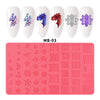 Nail Art Silicone Printing Template Plastic Template 3D Relief