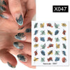 Fruit Animal Butterfly Flower Nail Sticker