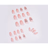 Nude Short Ballet Love Wearing Nail Finished Nail Nail Patch Nail Patch Waterproof Detachable