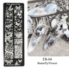 Nail Tool Steel Plate Transfer Template Lover Love Natural Flowers Ocean Pattern