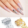 Nail Art Goldfolienpapier Sally Mesh Gold- und Silberfolie Mesh Goldfaden