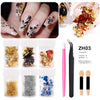 European And American Thin Color Double-Sided Foil Paper Nail Color Foil Fragment Tool Set