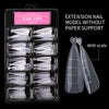 Nail Art Sheets Ultra-thin Non-marking Water Drop Pointed Ballet Coffin Trapezoid  Sheets 100 Pieces Box  Sheets with Scale