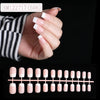 European And American Pink Complexion French Manicure