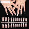 European And American Pink Complexion French Manicure