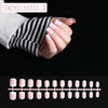 European And American Pink Complexion French Manicure