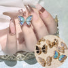 Beweglicher Smart Butterfly Nail Art Schmuck