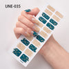 French Style European And American Style Cross-Border Nail Stickers Waterproof And Tearable 3D Christmas Nail Polish Film Nail Stickers Full Stickers 22 Tips