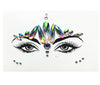 Acrylic Green Resin Diamond Face Sticker Rhinestone Face Sticker Crystal Diamond Eyebrow Sticker Diamond