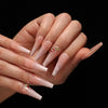 Boxed Ballet Gradient Fake Nails Manicure Wearing Nail Trapezoid Nail Patches Manicure Smashed Diamond Powder