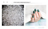 Fertige Nailart Nailart Glitzer Nailart Zucker Schnee Pulver Nagel Tragbarer Nagel