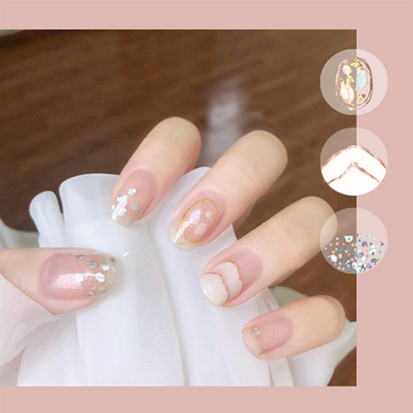 Чистий червоний пагорб візерунок 3d Nail Patch Nail Polish Film Sticker