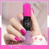 Nail Polish Set Two-Color With Quick-Drying Sequined Nail Polish Free Baking Non-Peelable Transparent Nail Polish