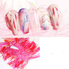 High Brightness Aurora Paper Mirror Symphony Cellophane Nail Art Accessories Phototherapy Nail Sticker