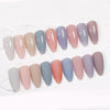 Der neue Cat'S Eye Ice Tea Naked Powder Dirty Purple Nagellack Kleber Nail Shop Special