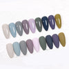 The New Cat'S Eye Ice Tea Naked Powder Dirty Purple Nail Polish Glue Nail Shop Special