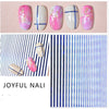 Rainbow Strip Hyuna Same Nail Stickers Nail Stickers Fried Egg Strawberry Flower Nail Decals