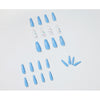 Sky Blue Color Powder Laser Butterfly Wear Nail Art