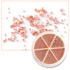 3D Design Rose Gold Silver Jewelry Manicure DIY Decoration