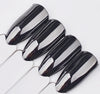 Fashion Electroplating Mirror Black Nail Glitter