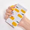 Trendy Nail Polish Film Nail Sticker Waterproof Letter Nail Sticker Full Sticker