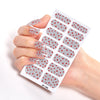 Trendy Nail Polish Film Nail Sticker Waterproof Letter Nail Sticker Full Sticker