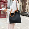 The New Korean Style Trendy Simple Shopping Bag Tote Handbags Casual Shoulder Bag Large-capacity Portable Soft Leather Bag