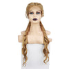 Front Lace Braid Wig Synthetic Fiber Braided Wig