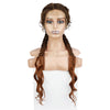 Front Lace Braid Wig Synthetic Fiber Braided Wig