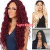 Wig Wine Red Corn Whisker Wig Black Small Curls